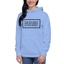 Load image into Gallery viewer, Speak With Honesty Light Unisex Hoodie
