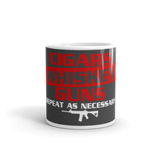 Load image into Gallery viewer, Cigars-Whisky-Guns Mug
